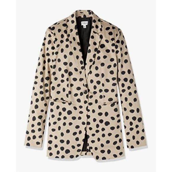 NEW TEREA Women's Catalina Blazer 3X Tan - Picture 8 of 8